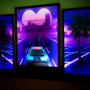 Lightbox Miami Vice (Set of 3)