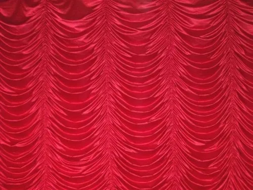 Red Ruffle Backdrop 6m x 3m - Darkstar Events Uk