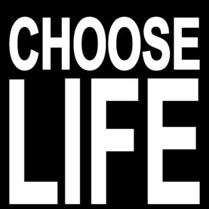 Choose Life PVC Backdrop