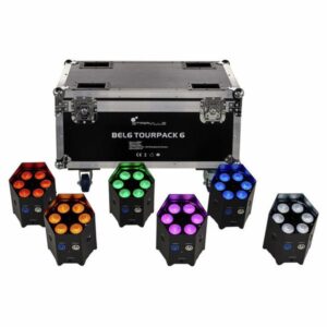 Battery LED Uplighters Tourpack (Set of 6)